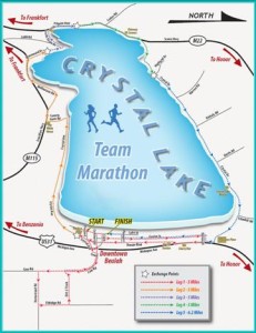 Crystal LakeTeam Marathon Map and Routes